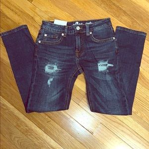 Ripped Skinny Boyfriend Jeans Kids 10